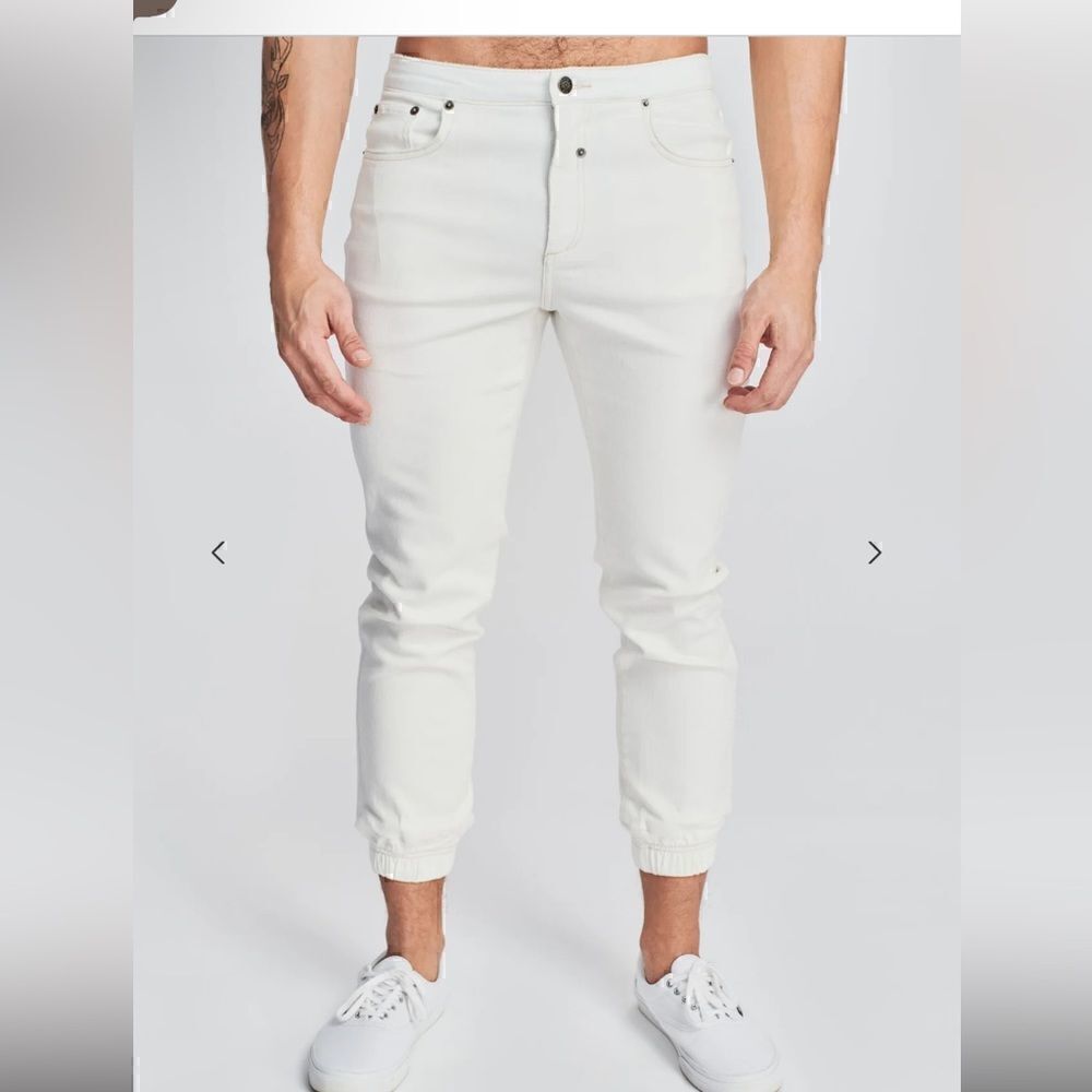 SER.O.YA DAKOTA DENIM JOGGER WHITE Size 30 New